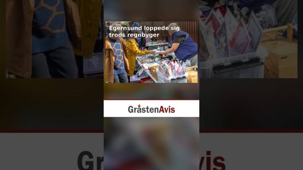 Egernsund loppede sig trods regnbyger