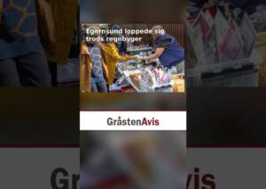 Egernsund loppede sig trods regnbyger