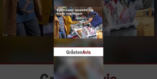 Egernsund loppede sig trods regnbyger
