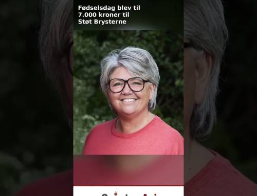 Fødselsdag blev til 7.000 kroner til Støt Brysterne