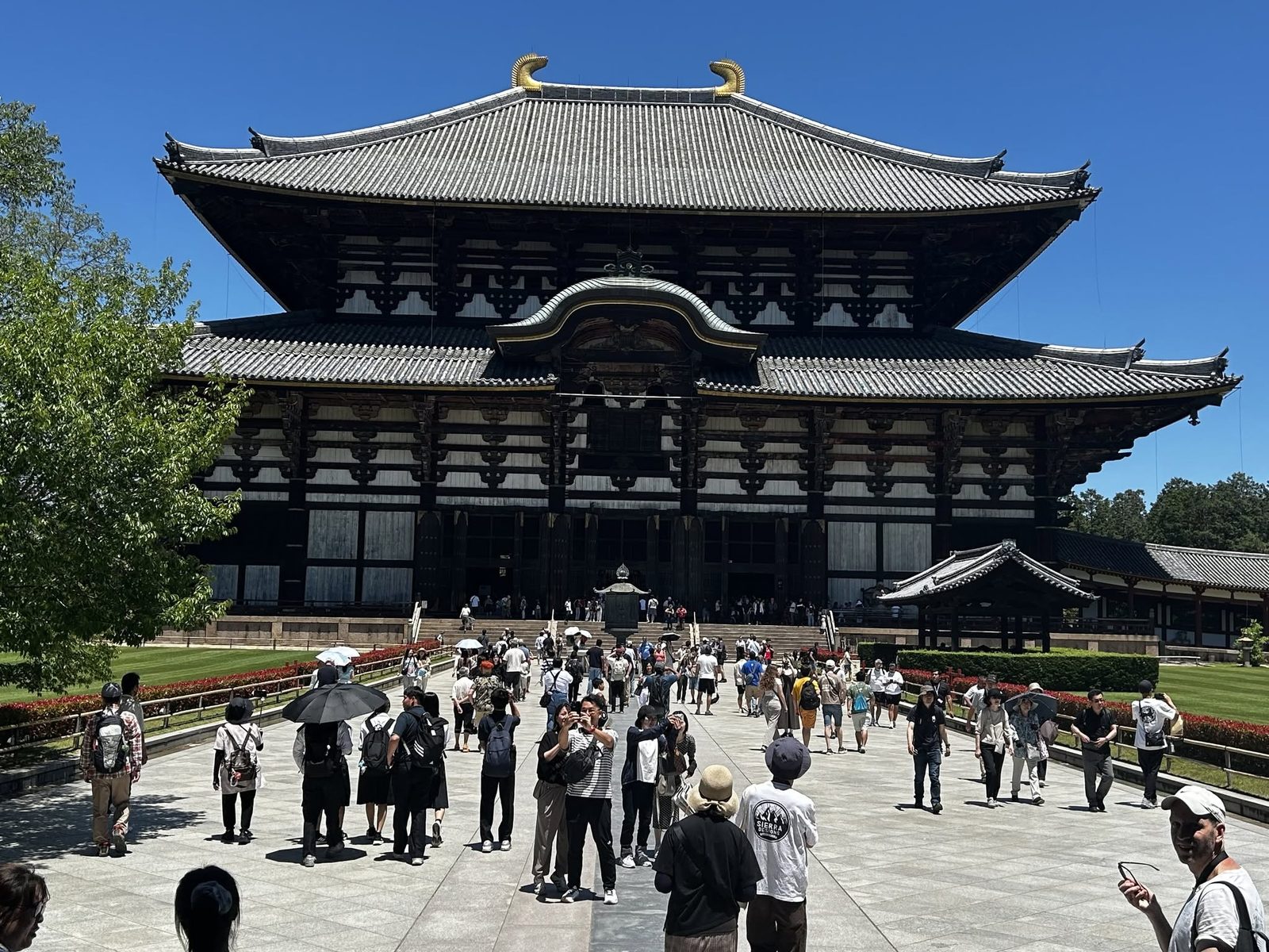 Tempelbygningen Tōdai-ji i Nara
