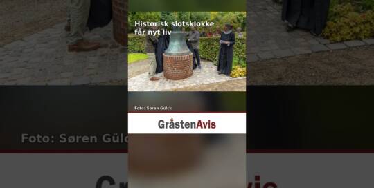 Historisk slotsklokke får nyt liv