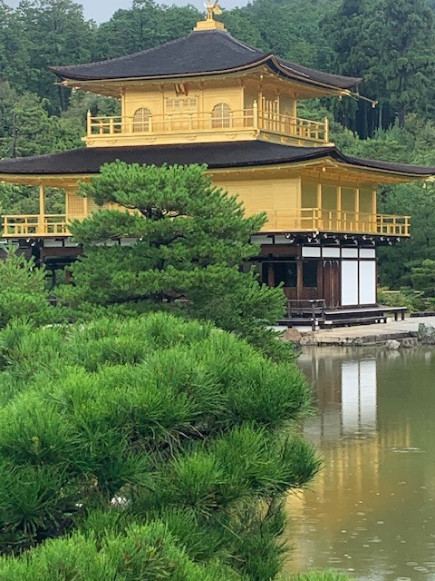 Det berømte Guldtempel i Kyoto. Jordskælv gav dramatisk start på Japan-eventyr