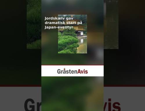 Jordskælv gav dramatisk start på Japan-eventyr