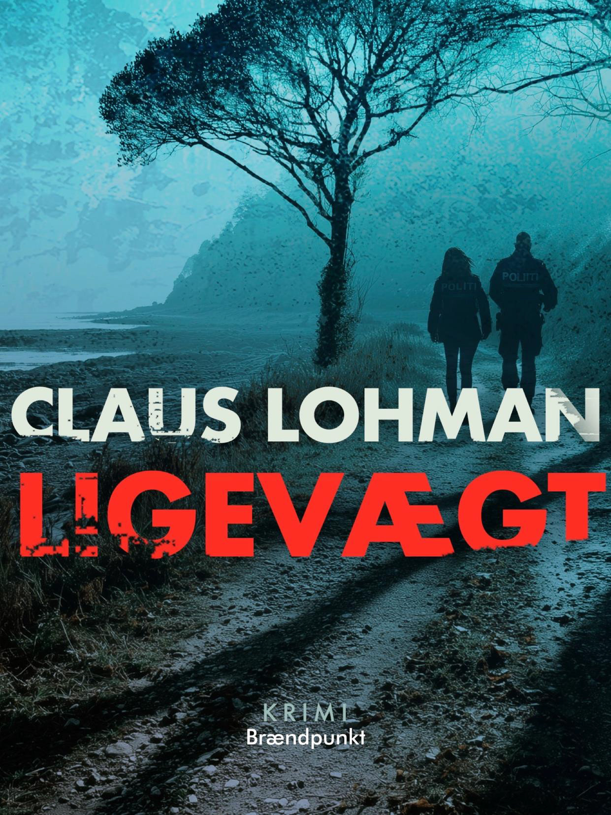 Forsiden af Claus Lohmans krimi Ligevægt fra forlaget Brændpunkt