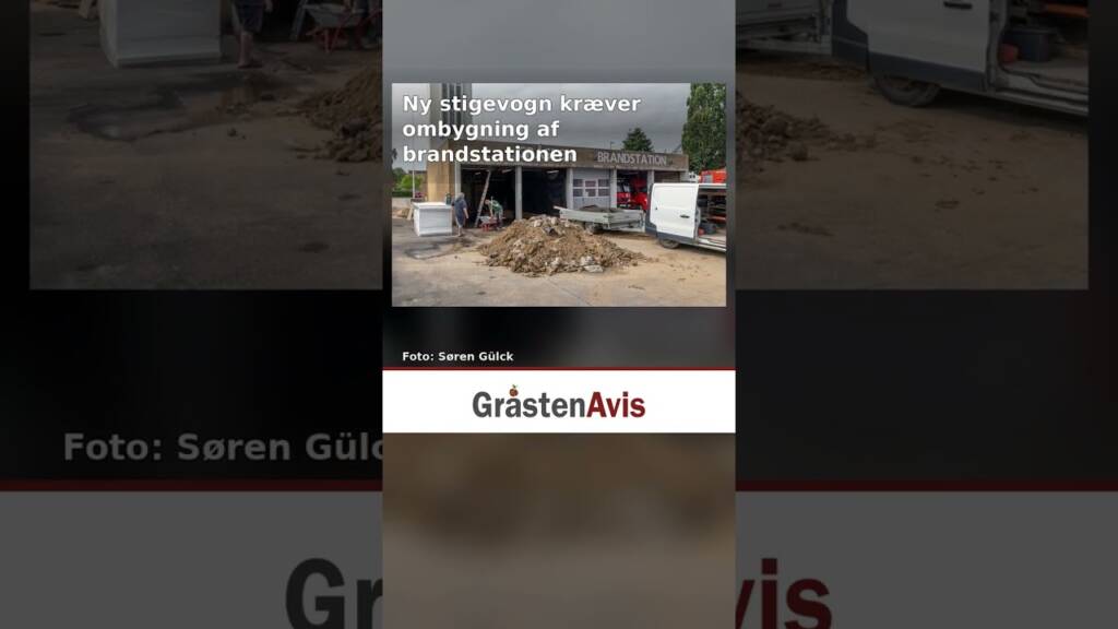 Ny stigevogn kræver ombygning af brandstationen