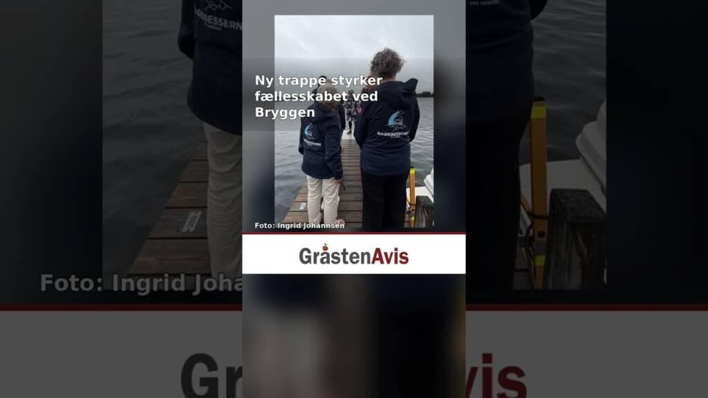 Ny trappe styrker fællesskabet ved Bryggen
