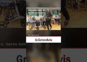 Pensionister til modeopvisning