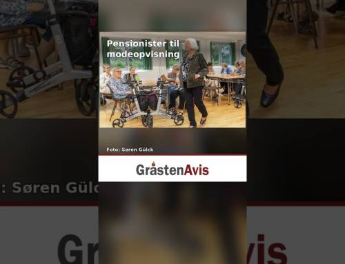 Pensionister til modeopvisning