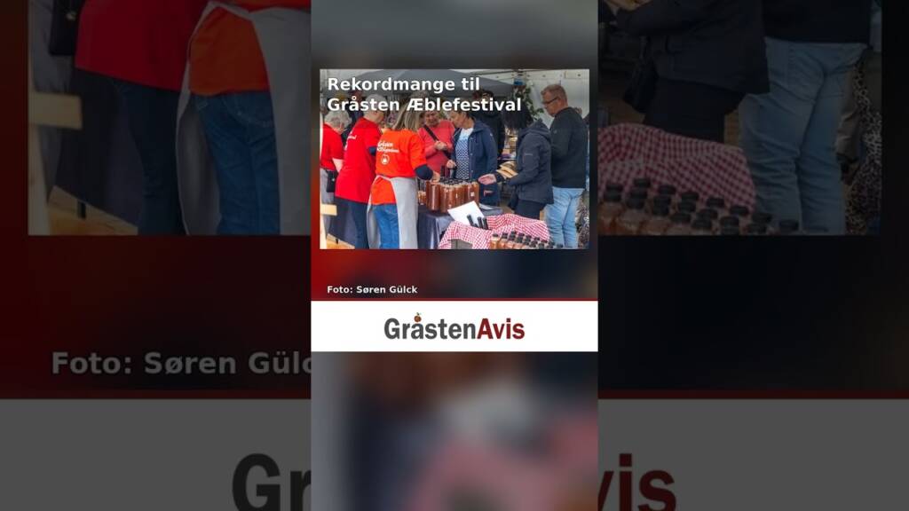 Rekordmange til Gråsten Æblefestival