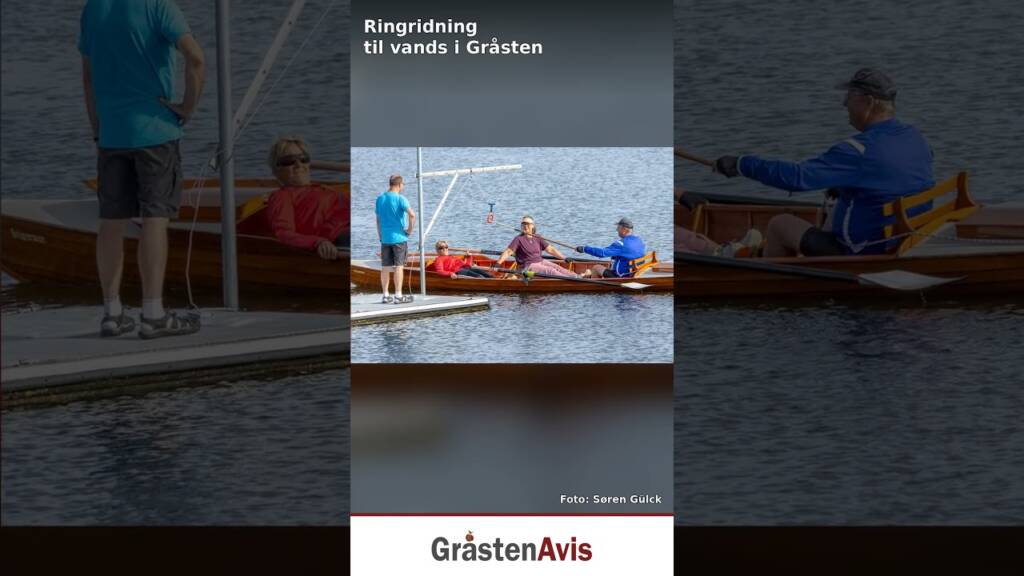 Ringridning til vands i Gråsten – video fra Gråsten Avis