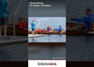 Ringridning til vands i Gråsten – video fra Gråsten Avis