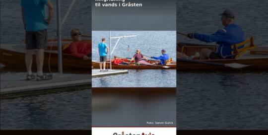 Ringridning til vands i Gråsten – video fra Gråsten Avis
