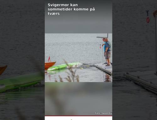 Svigermor kan sommetider komme på tværs