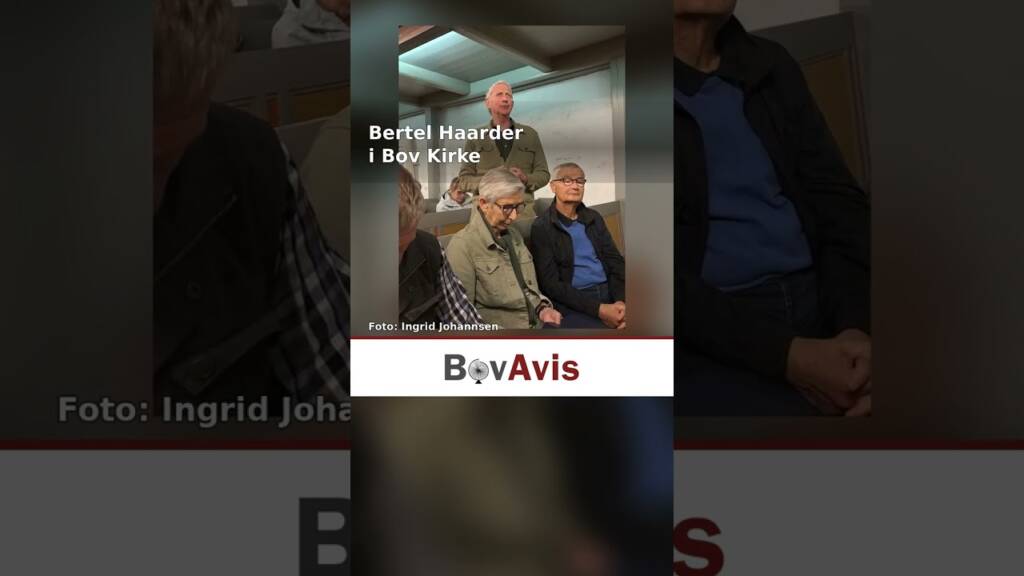 Bertel Haarder i Bov Kirke