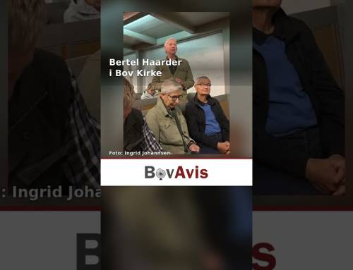 Bertel Haarder i Bov Kirke