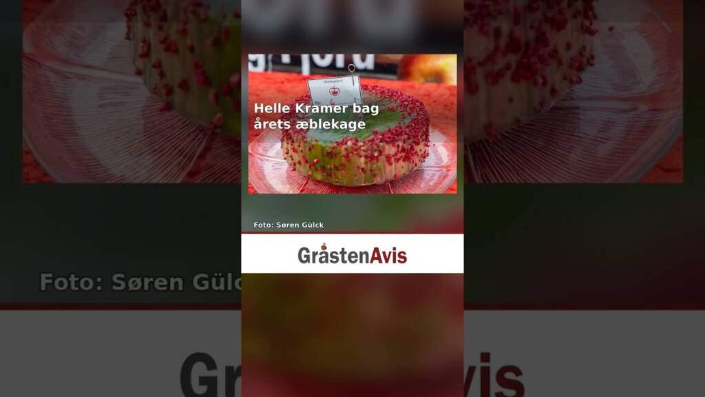 Helle Kramer bag årets æblekage i Gråsten