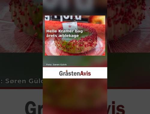 Helle Kramer bag årets æblekage i Gråsten