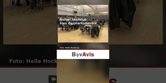 Holbøl Skatklub blev danmarksmestre