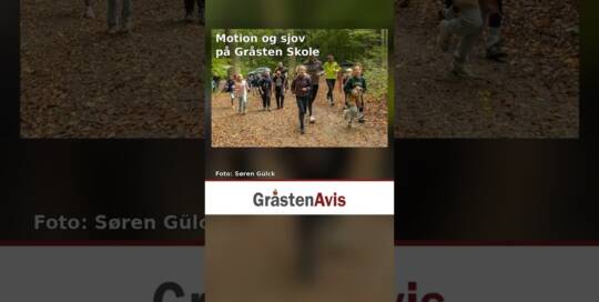 Motion og sjov på Gråsten Skole