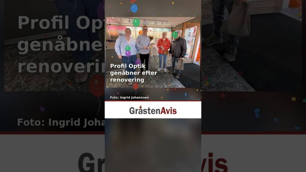 Profil Optik genåbner efter renovering