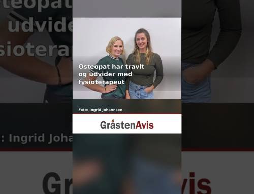 Osteopat har forrygende travlt og udvider med fysioterapeut