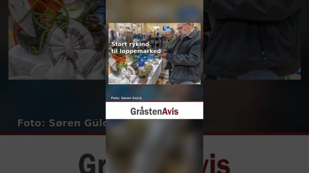 Stort rykind til loppemarked