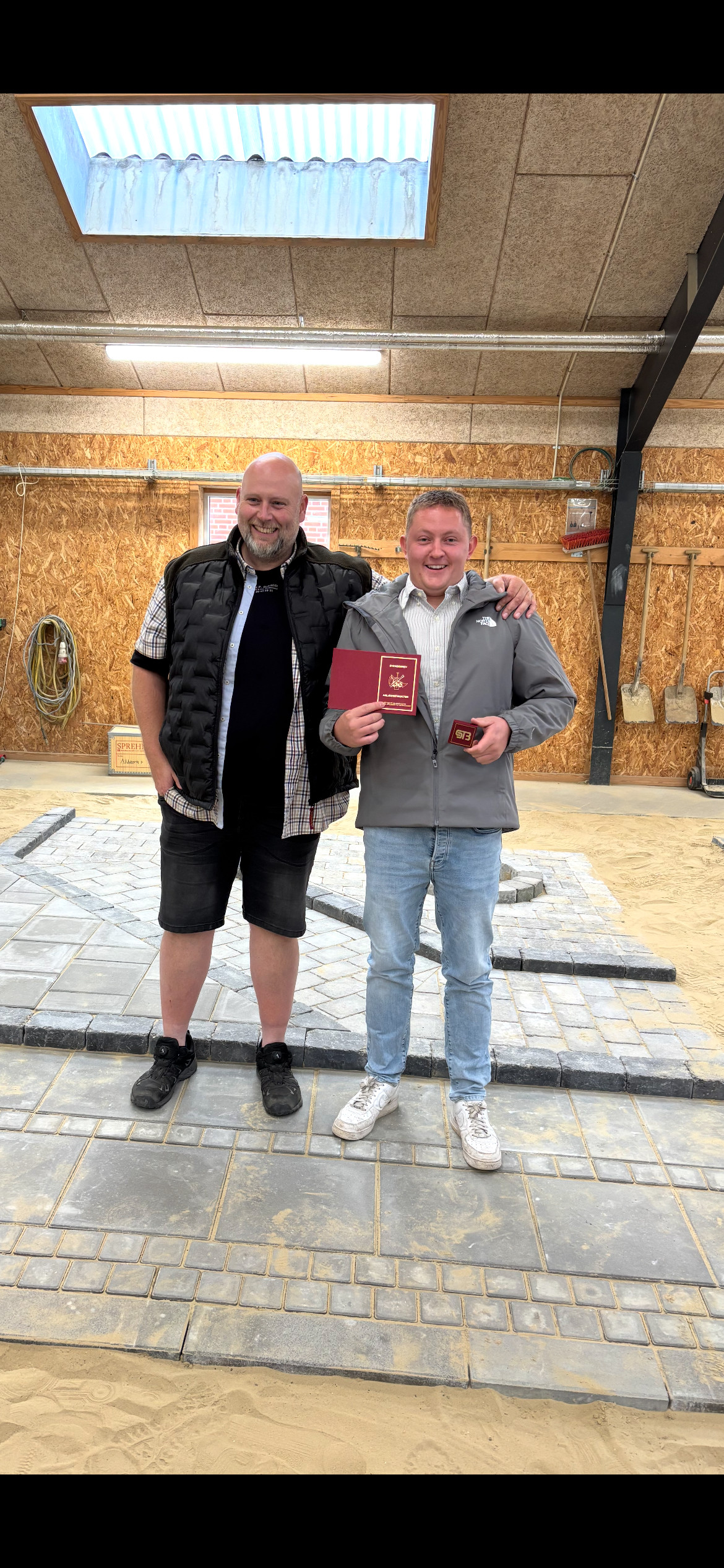 Tre 12-taller sikrede Nicklas sjælden bronzemedalje (1) Henrik Pørksen Schmidt og Nicklas Jessen med bronzemedaljen fra svendeprøven